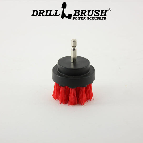 2 inch Diameter Small Round Drill Powered Stiff Scrub Brush Attachment –  Drillbrush Industrial