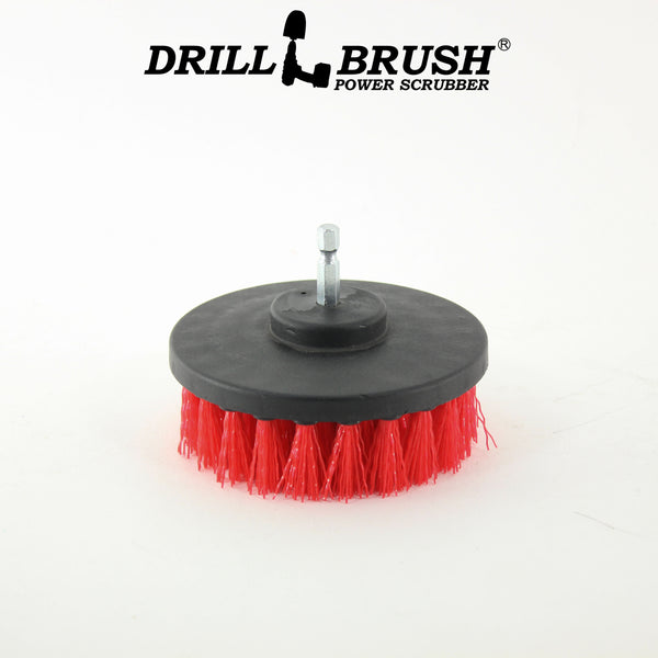 Heavy Duty Stiff Nylon Scrub Brush for Brick Concrete and Stone Cleani –  Drillbrush Industrial
