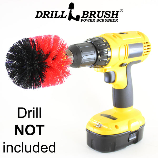 Original Drillbrush Power Scrubber Heavy Duty Stiff Bristle Nylon Scrub Brush