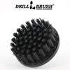 4 Inch Diameter Ultra Stiff Nylon Scub Brush Used for Heavy Duty Brick and Stone Cleaning with quick change shaft by Drillbrush