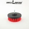 Heavy Duty Stiff Nylon Scrub Brush for Brick Concrete and Stone Cleaning with Quick Change Shaft