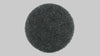 8 INCH DIAMETER BLACK COARSE SCRUB PAD