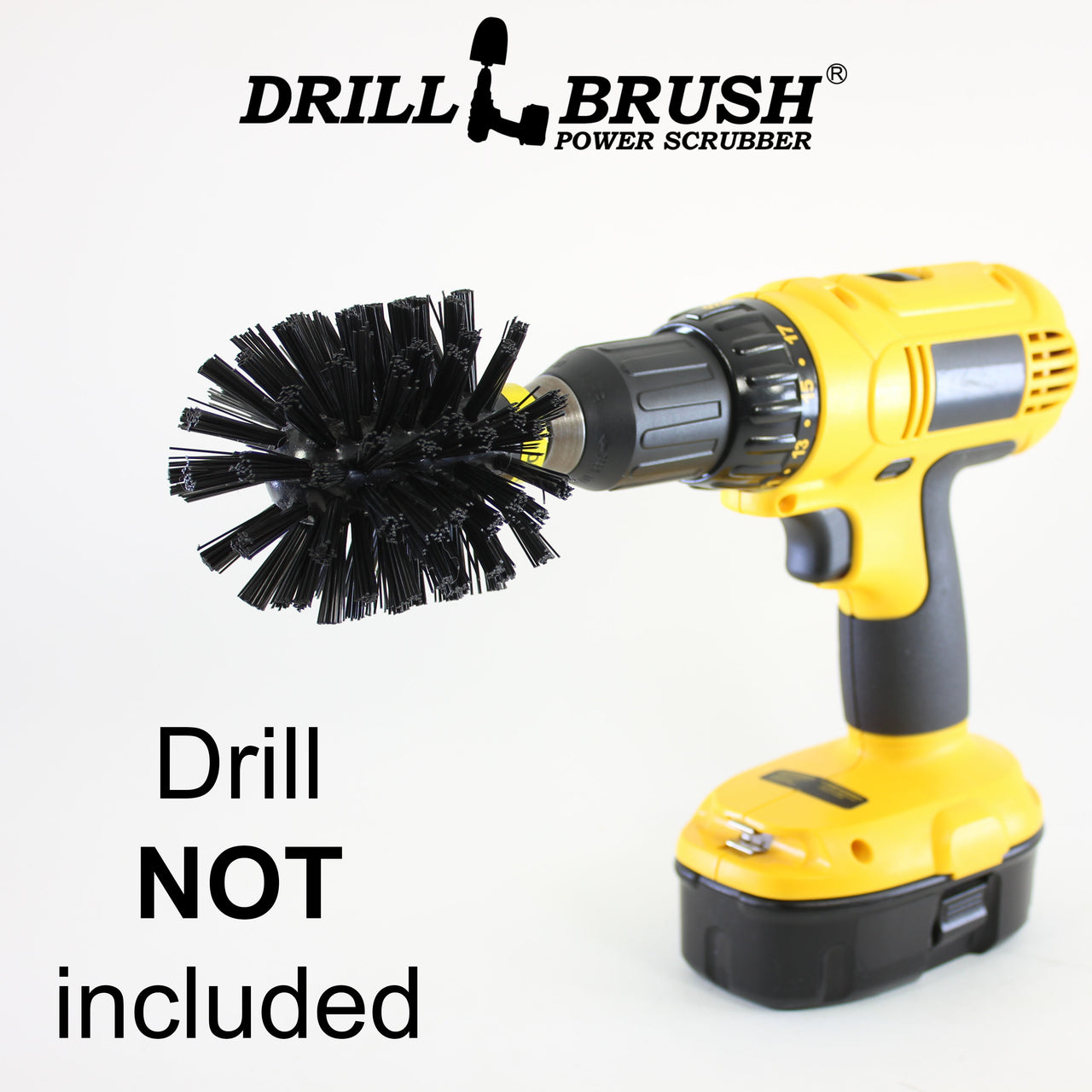 Drill Brush Ultrastiff Scrub Brush